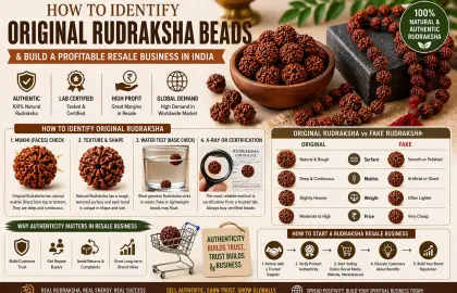 How to Identify Original Rudraksha Beads & Build a Profitable Resale Business in India
